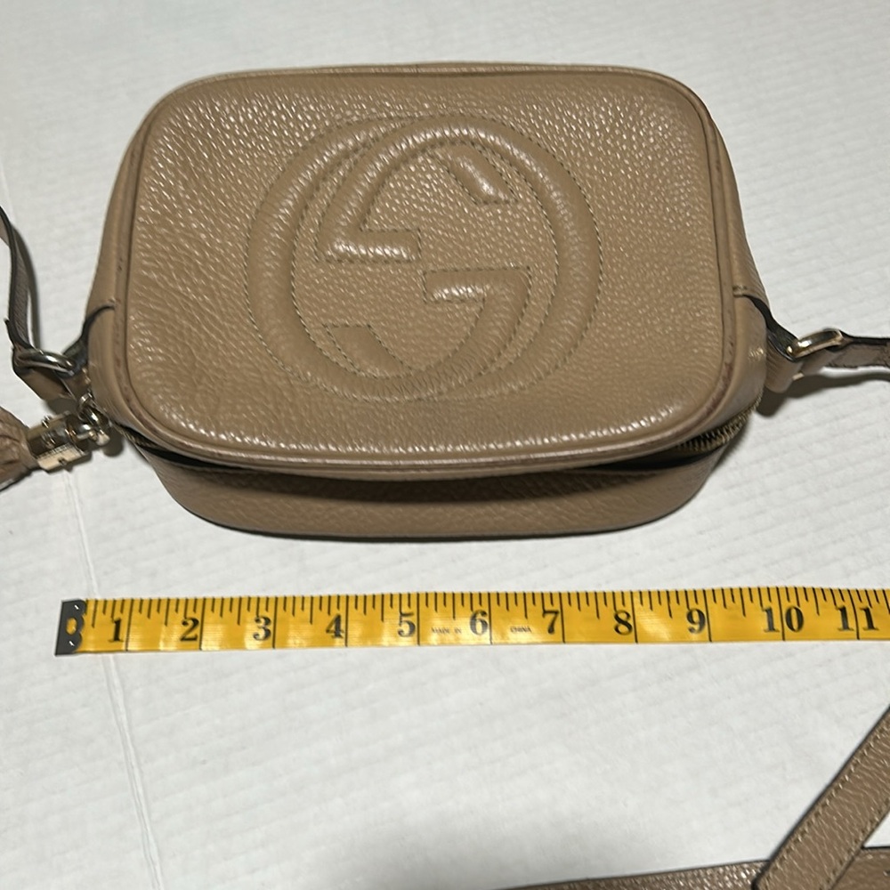 Gucci Beige Leather Crossbody Bag - Picture 12 of 15